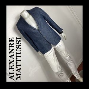 ALEXANDRE MATTIUSSI LINNEN BLAZER